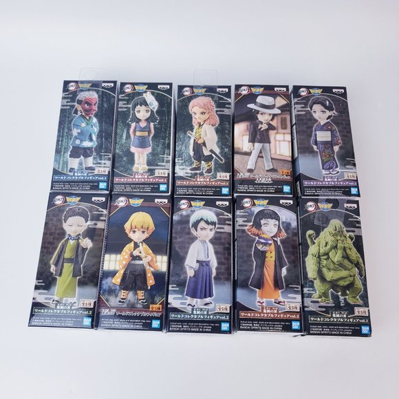 New Bandpresto Demon Slayer WCF World Collectable Figure LOT OF 10 - Picture 6 of 6